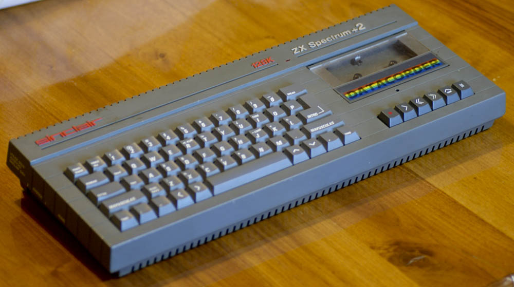 Vista general del ZX Spectrum +2