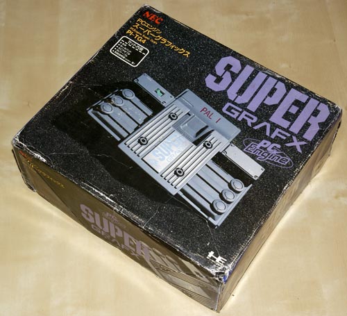 NEC SuperGrafx en caja