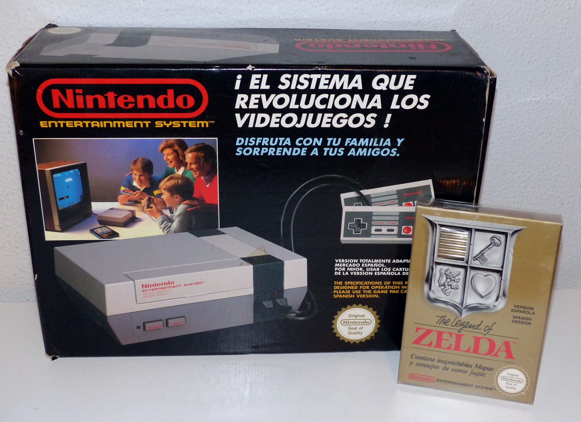 El pack inicial de la Nintendo NES